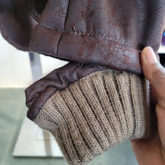 CLEARANCE - Women's Montana Co Faux Suede/Leather Fur Jacket (Size: M) - Picture 15 of 16